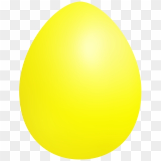 Yellow Easter Egg Png Clip Art - Punto Amarillo Png, Transparent Png