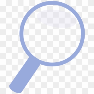 File Blue Magnifying Glass Icon Wikimedia Commons Ⓒ - Magnifying Glass Icon Flat, HD Png Download