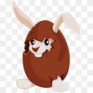 Easter Bunny Chocolate Bunny Easter Egg - Bunny Easter Eggs Chocolate, HD Png Download