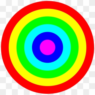 This Free Icons Png Design Of Rainbow Circle Target, Transparent Png