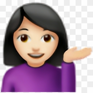 1024 X 1024 0 - Woman Tipping Hand Emoji, HD Png Download