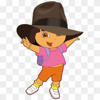 Index Of Images Humor Fedora - Dora The Explorer Hat, HD Png Download