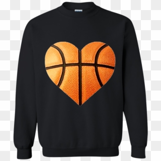 I Love You Basketball Heart Valentine's Day Emoticon - Basketball, HD Png Download