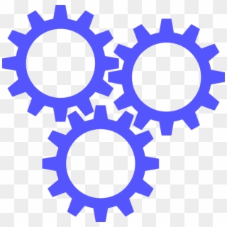 Vector Royalty Free Library 3 Gears Clipart - 3 Gear Clipart, HD Png Download
