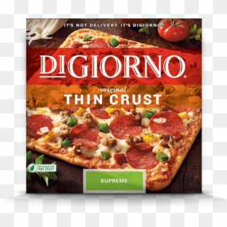 Free Png Download Supreme Pizza Thin Crust Png Images - Digiorno Thin Crust Supreme Pizza, Transparent Png