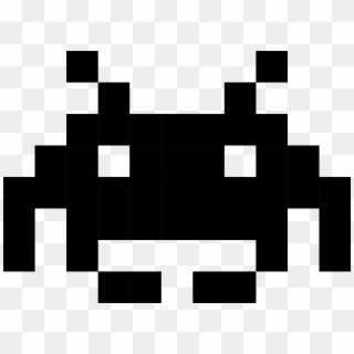 Space Invaders Png Hd - 8 Bit Space Invader, Transparent Png