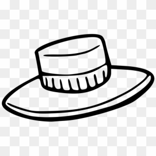Cowboy Hat Sombrero Cap Top Hat - Clip Art Hat, HD Png Download