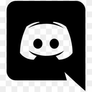 While We Do Offer Email Contact, We're More Active - Discord Logo Black And White, HD Png Download