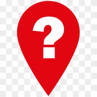 Location Icon Png Red - Question Mark Location Icon, Transparent Png
