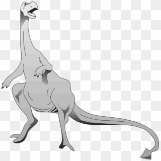 Gray Standing Dinosaur Svg Clip Arts 594 X 595 Px, HD Png Download
