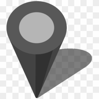 Location Map Pin Gray7 - Location Icon Gray, HD Png Download