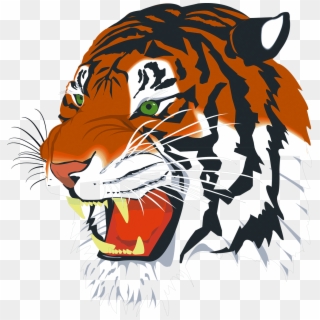 Tiger Png Vector - Tiger Head, Transparent Png
