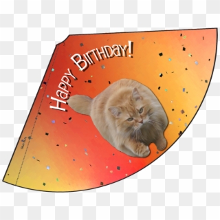 Orange Happy Birthday Hat, HD Png Download