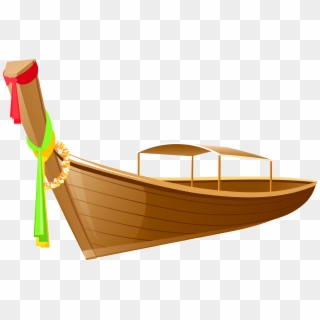 Boat In Thailand Clipart, HD Png Download