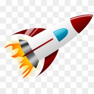 Clipart Rocket - Imagenes De Los Medios De Transporte Aereos Cohete, HD Png Download