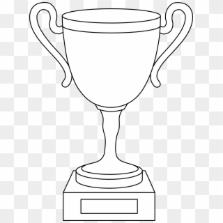 Svg Library Stock Cup Line Art Free Clip Coloring Page - Trophy Red, HD Png Download
