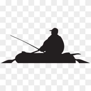 Fisherman Silhouette Transparent Background, HD Png Download