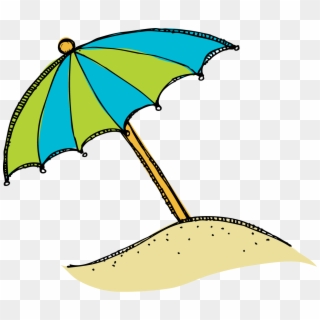 Beach Cartoon Images 2 Png Images Clipart - Sun Umbrella Clip Art, Transparent Png