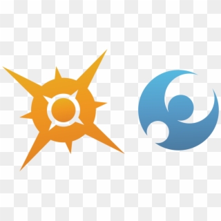 Pokemon Sun Logo Png - Sun And Moon Pokemon Symbol, Transparent Png