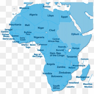 Map-africa - - Atlas, HD Png Download