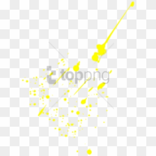 Free Png Yellow Paint Splash Png Png Image With Transparent - Paint Splatter, Png Download