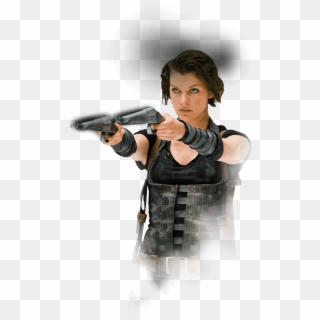 Beautiful Alice Resident Evil Transparent & Png Clipart - Milla Jovovich Resident Evil Afterlife, Png Download