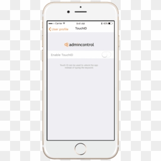 Slide The Button To The Right To Enable Touch Id And - Iphone, HD Png Download