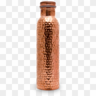 Copper Bottle Aug08163 - Copper Water Bottles Transparent, HD Png Download
