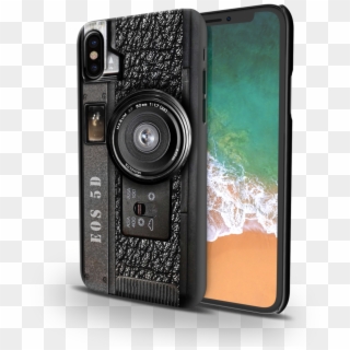 Camera Design Back Cover Case For Iphone X - Camera Print For Mobile Cover, HD Png Download