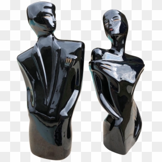 Modernist Nagel Style Male & Female Sculptures - Sculpture, HD Png Download