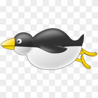 Bird Swimming Cliparts - Penguin Swimming Clip Art, HD Png Download