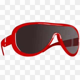 Sunglasses Glasses Red Sun Sun Glasses Cool - Sunglasses Clip Art, HD Png Download