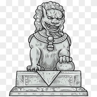 Svg Freeuse Library Stone Carving Lion Transprent Png - Illustration, Transparent Png