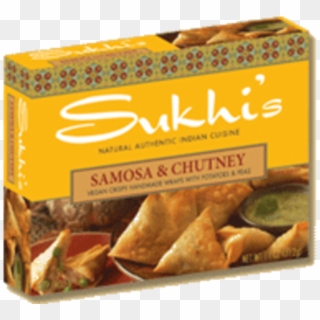 Sukhi's Potato Samosa With Cilantro Chutney - Sukhi's Samosa, HD Png Download