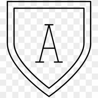 Shield Shape With Letter A Comments - Circle, HD Png Download