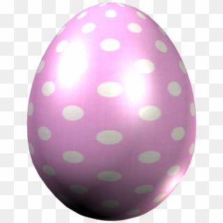 #egg #pascoa #pascua #pink #huevo - Polka Dot, HD Png Download