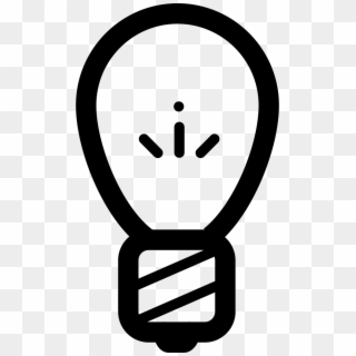 Lightbulb Outline Comments - Icon, HD Png Download