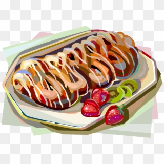 Vector Illustration Of Danish Sweet Dessert Baking - Denmark Food, HD Png Download