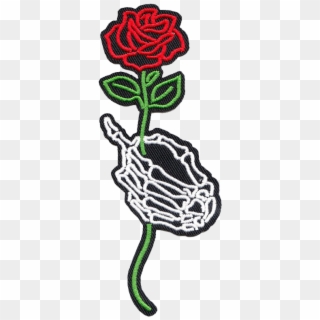 #red #rose #stick #sticker #png #tumblr #freetoedit - Hand Holding A Rose, Transparent Png