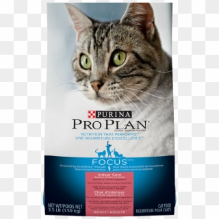 Pro Plan Focus Cat Indoor Care Salmon Rice - Purina Pro Plan Cat Food Indoor, HD Png Download