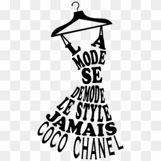 Sticker La Mode Se Demode Le Style Jamais Coco Chanel - Mode Se Démode Le Style Jamais, HD Png Download