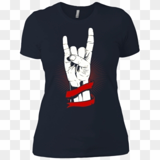 Cool Rock Hand T Shirt & Hoodie - Active Shirt, HD Png Download