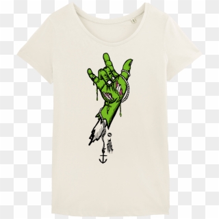 Surf T-shirt Women, Rock Hand , Png Download, Transparent Png