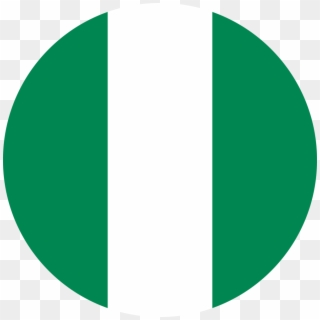 Nigeria Flag Round Medium - Nigeria Flag Circle Png, Transparent Png