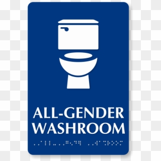 Sintra Restroom Sign With Braille, 9in - Bathroom Sign, HD Png Download
