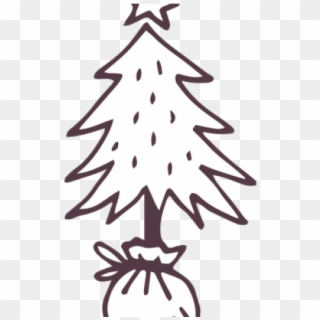 Drawn Christmas Tree Icon - Christmas Tree Transparent Background Free, HD Png Download