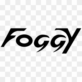 Foggy Logo Black And White - Foggy, HD Png Download