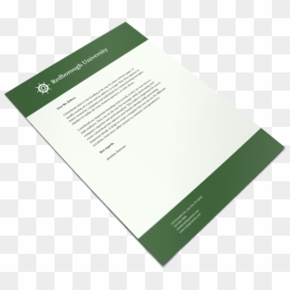 Printing Letterhead With Conquest Graphics - Brochure, HD Png Download