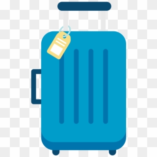 Suitcase Flat Icon Vector, HD Png Download