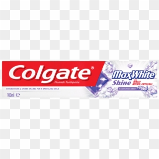 Colgate Max White Shine Fluoride Toothpaste 100ml - Colgate, HD Png Download